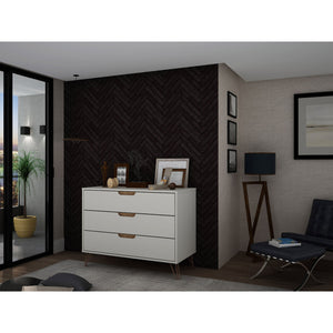 Rockefeller - 3 Drawer Dresser - Off White
