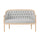 French Country Chesterfield Style Tufted Loveseat - Best Buy Furniture