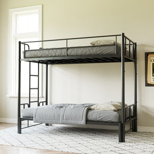 Twin Size Metal Pull-Out Bunk Bed