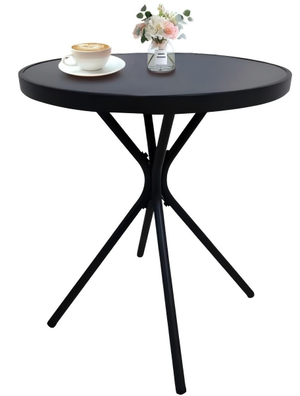 3-Piece Outdoor Patio Furniture Set with Foldable Chairs & Tempered Glass Table