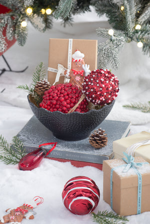6.5" Traditional Red Berry Ball