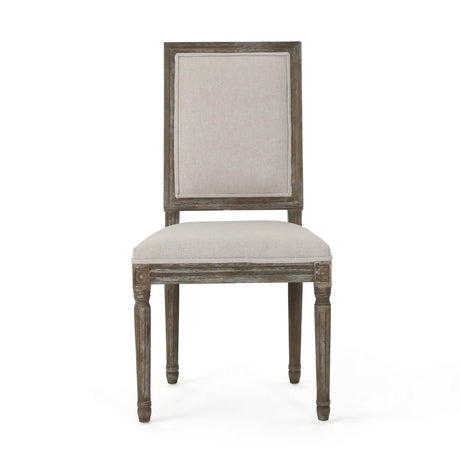Traditional Style Dining Chair Set With Fabric Upholstery - Best Buy Furniture