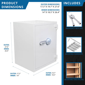 Biometric Fireproof Protection Safe