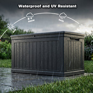 230 Gallon Large Outdoor Storage XXL Deck Box
