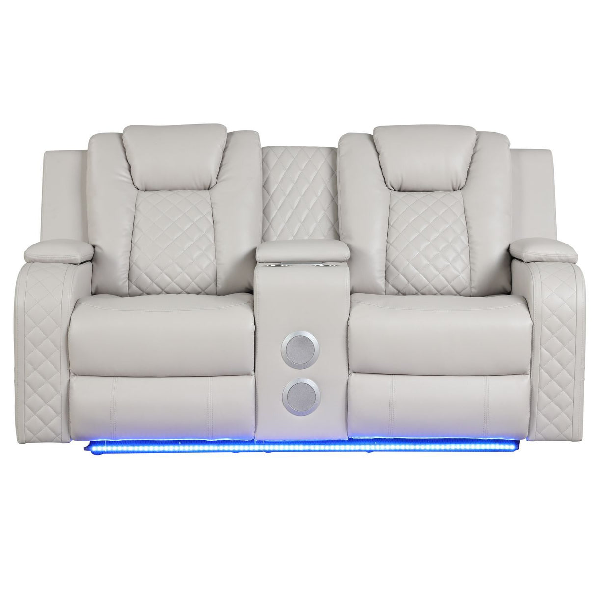 Benz - Power Recliner Set With LED Lighting And USB Charging