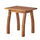 Kinesis - Outdoor Side Table With Slatted Top And Wood Frame - Best Buy Furniture