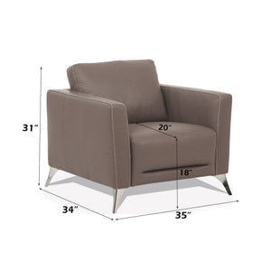 Malaga Leather Accent Chair