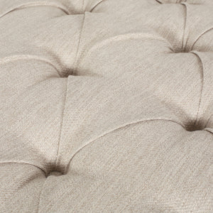 Chaise Lounge With Button Tufted Diamon Stitch