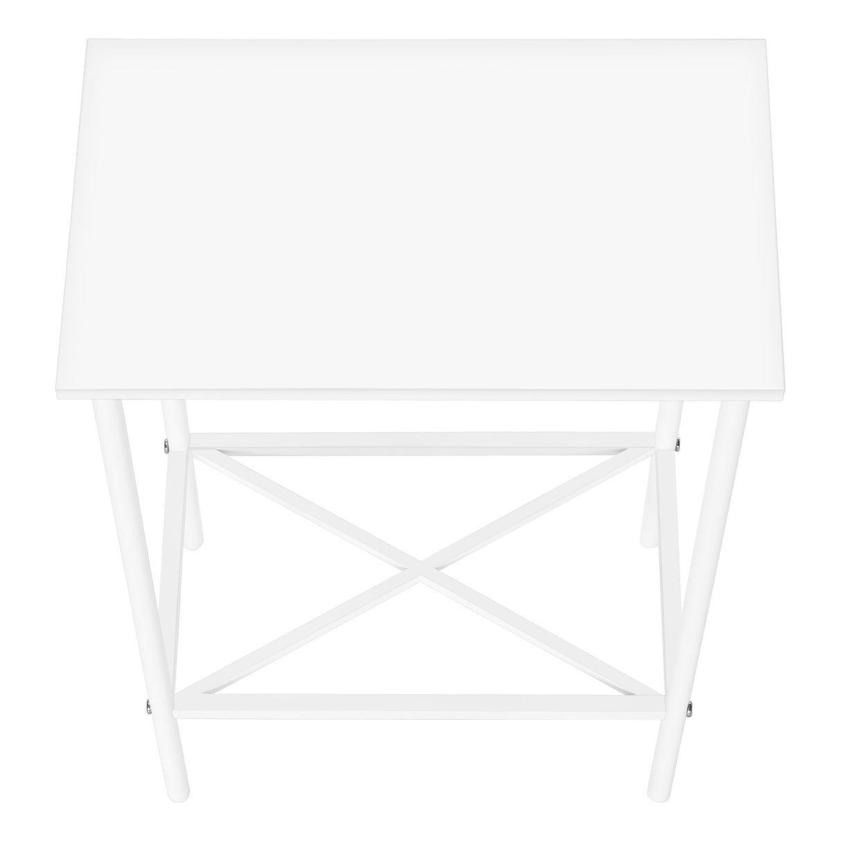Accent Side Table, Narrow, Small, 2 Tier, Contemporary & Modern