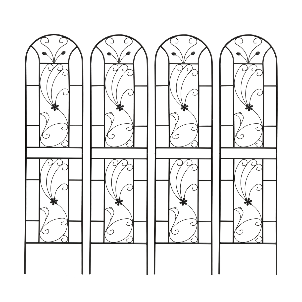 2 Pack Metal Garden Trellis