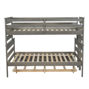 Detachable Design Bunk Bed With Ladder