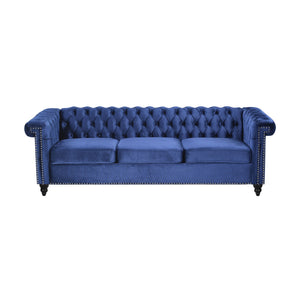 Chesterfield Style 3 Seater Sofa With Deep Button Tufting