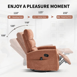 Heat Massage Manual Recliner Chair