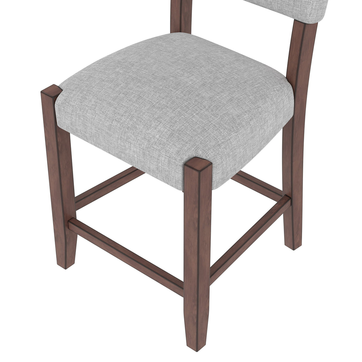 5 Piece Counter Height Dining Set, Bar Table With 4 Upholstered Chairs