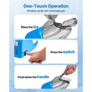 Ice Crusher Machine - 286lbs Per Hour