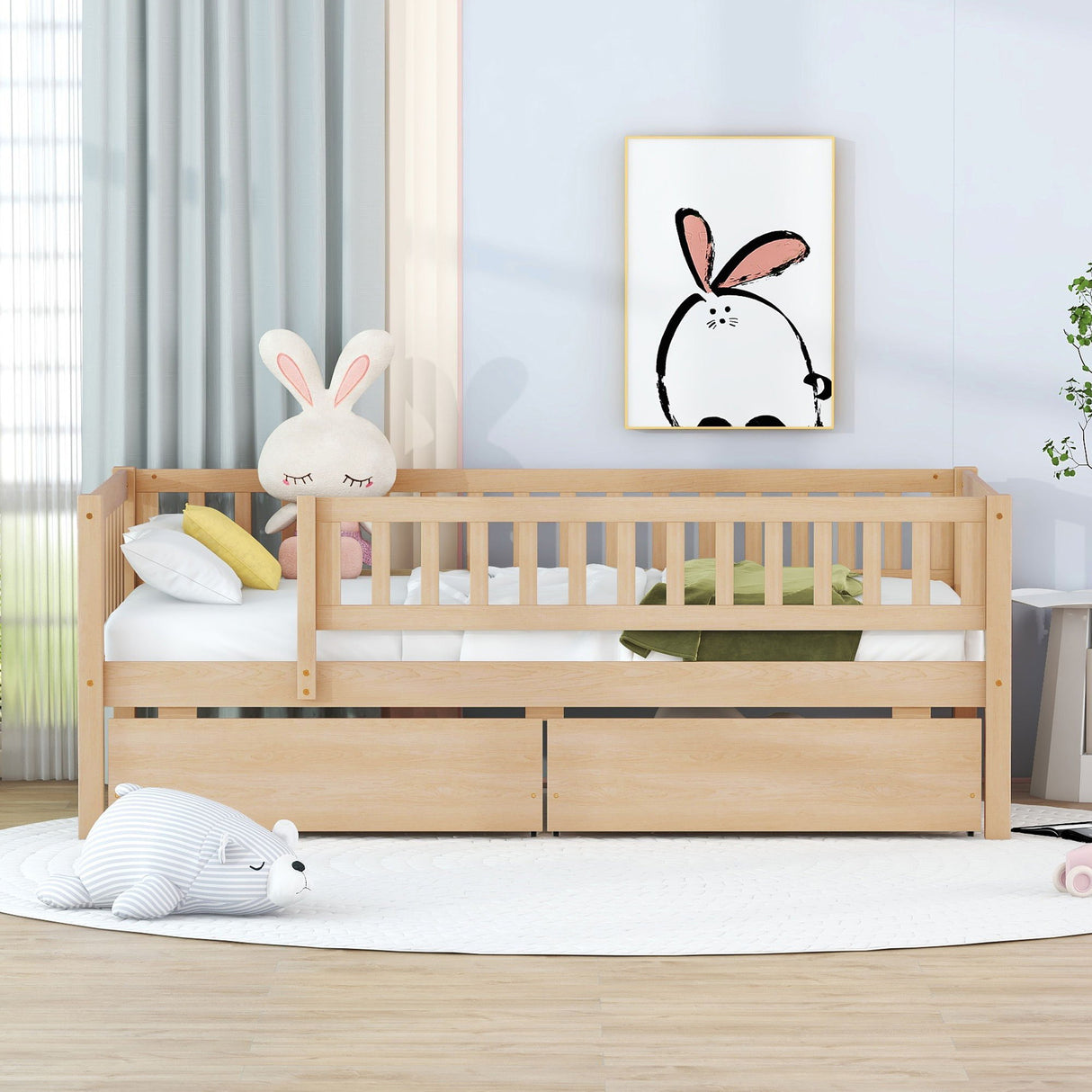 Multi Functional Wooden Daybed Bed