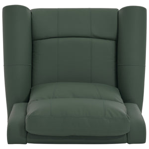 Manual Recliner Chair With 270 Degree Swivel, Massage & Heating, Dual Reclining Positions