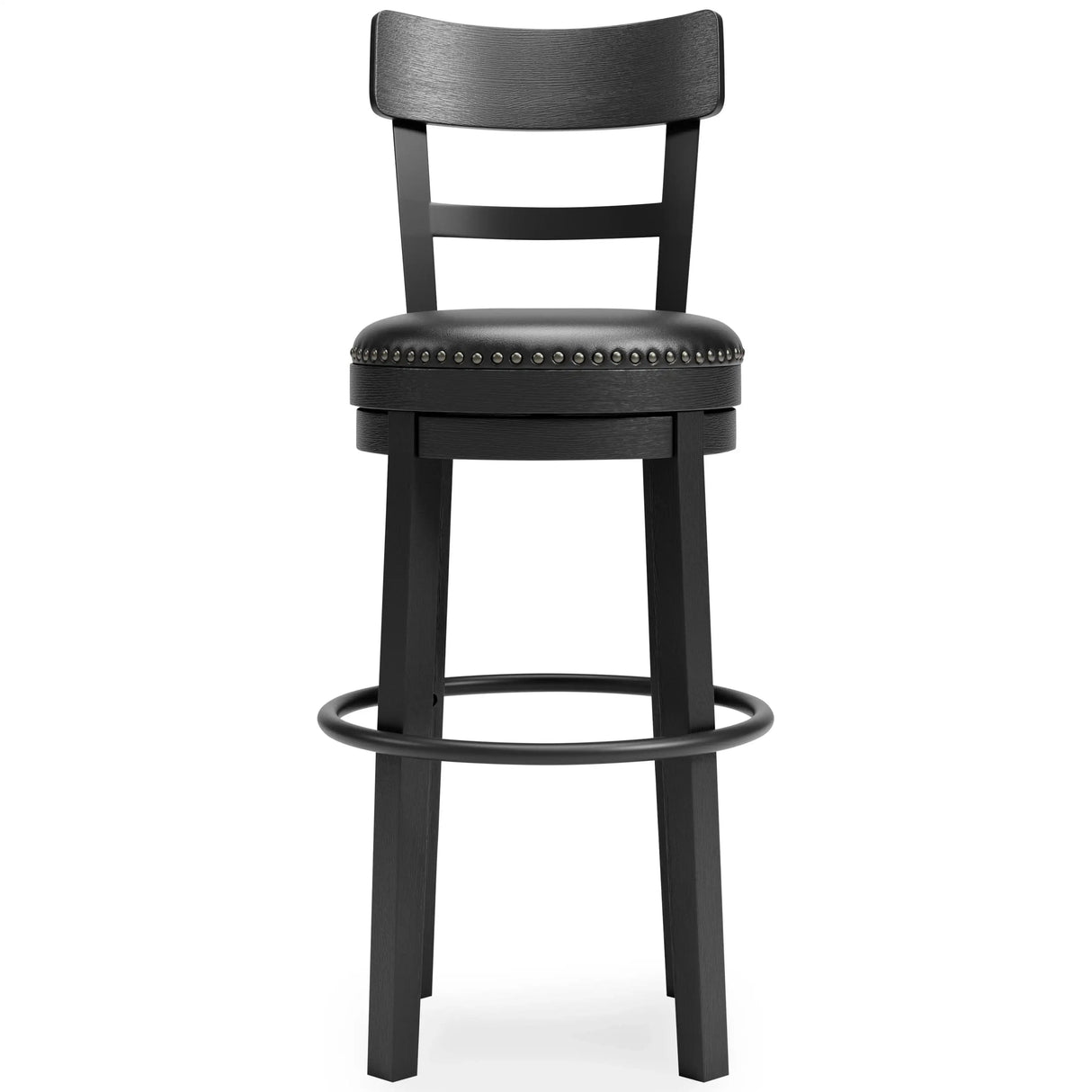 Valebeck - Tall Upholstered Swivel Barstool - Best Buy Furniture