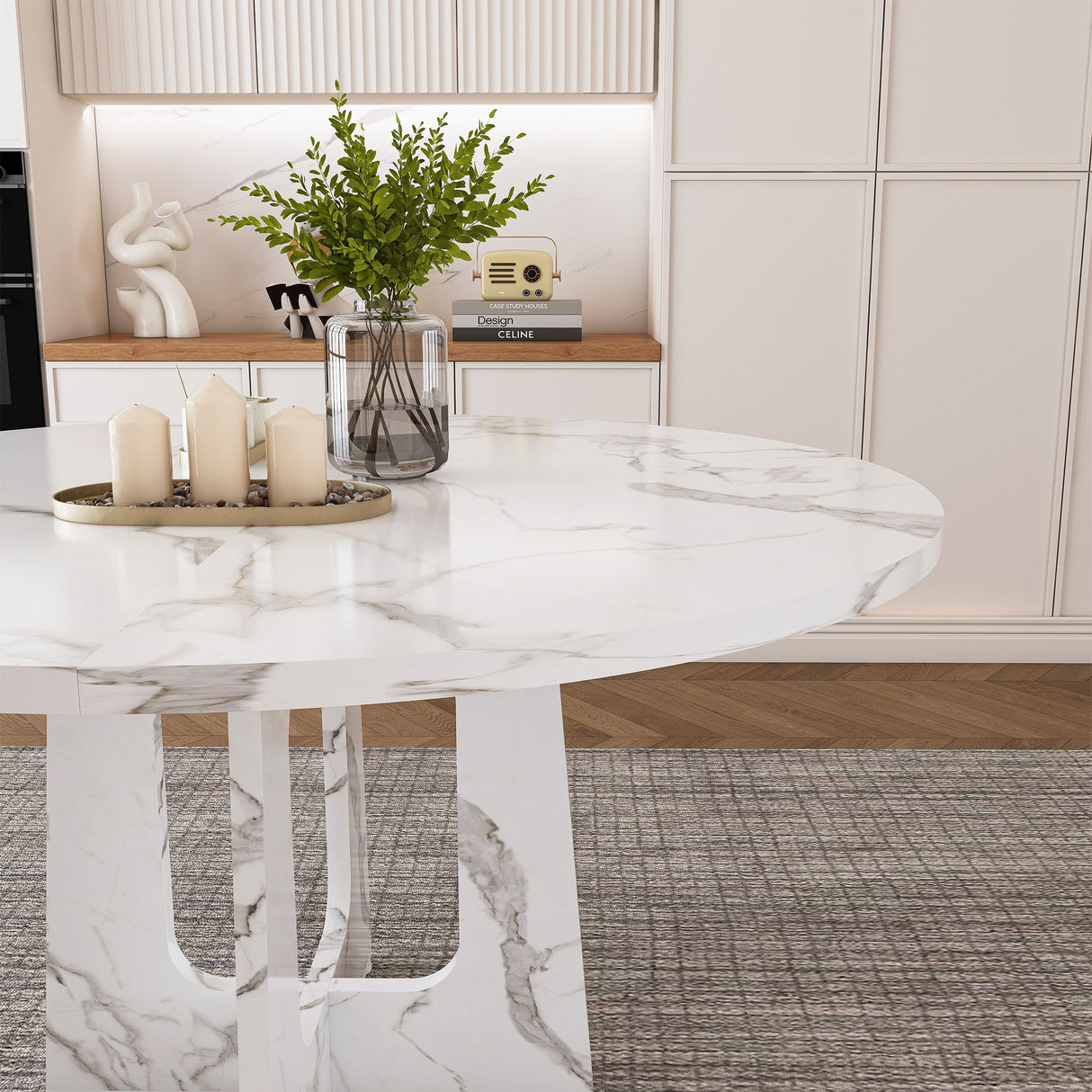 Round Dining Table For 4