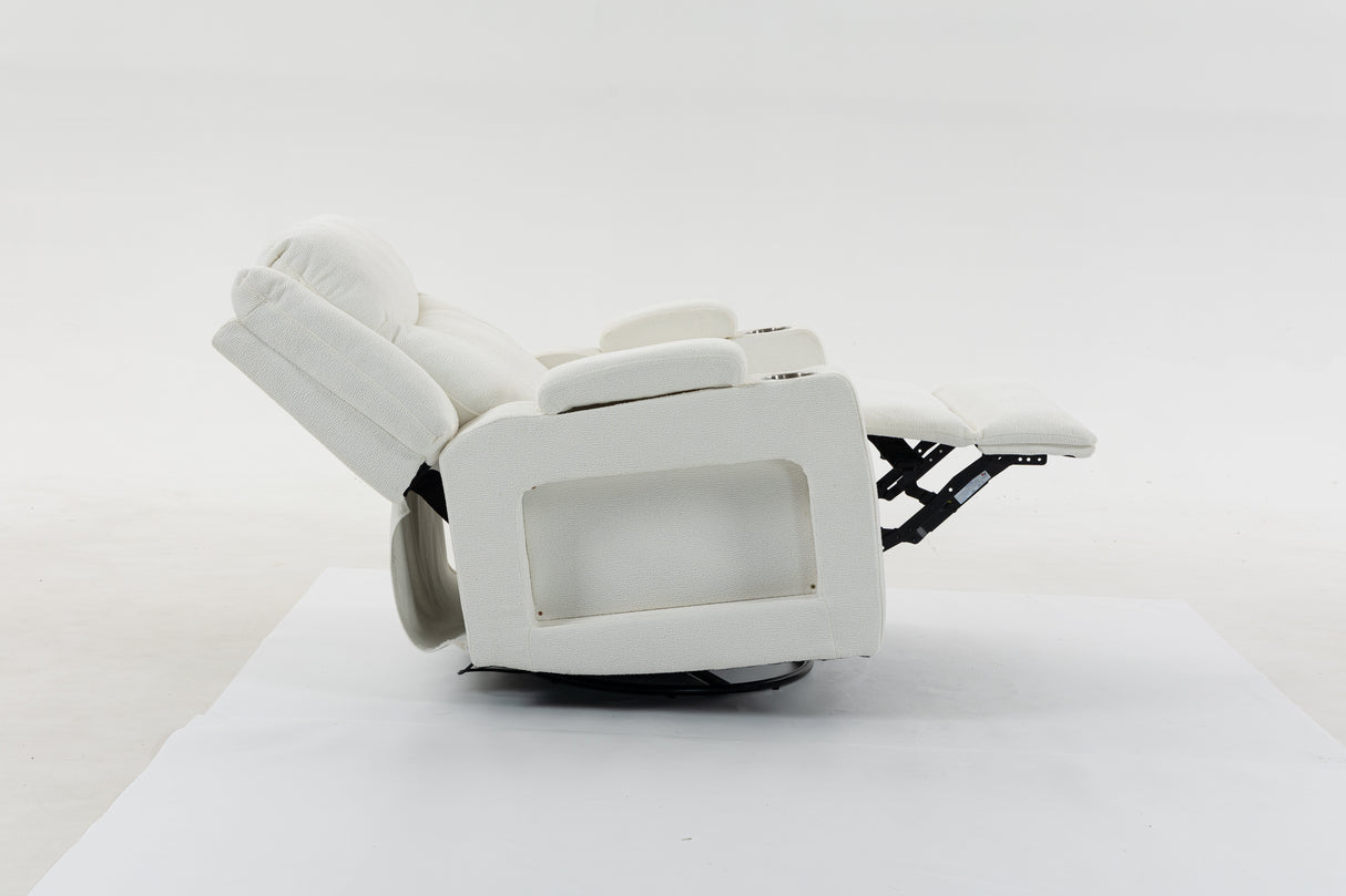 Extra Wide Power Recliner Chair with Heat Massage