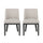 Modern Dining Chair With Durable Fabric Upholstery And Sturdy Wooden Frame (Set of 2) - Best Buy Furniture