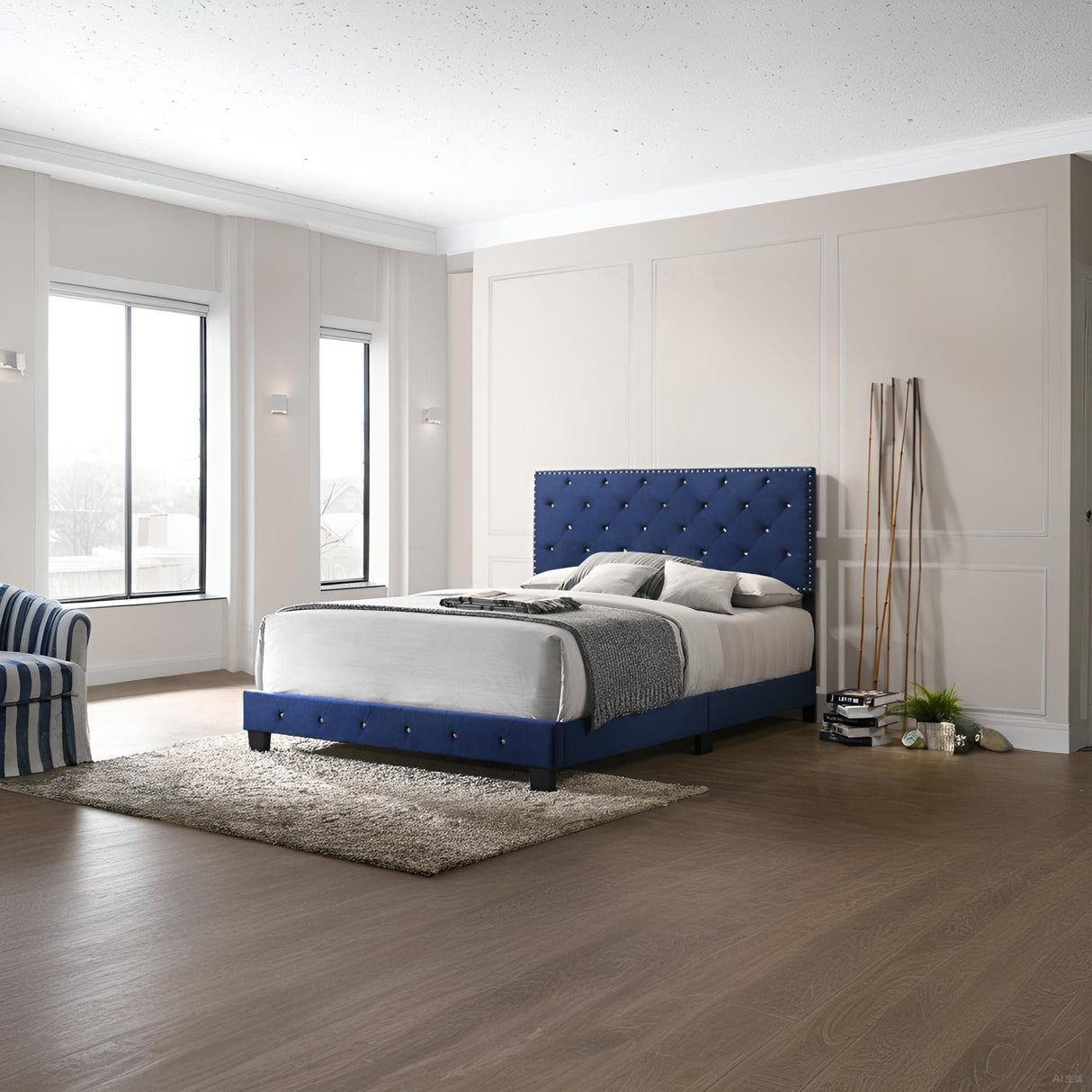 Luxurious Upholstered Bed