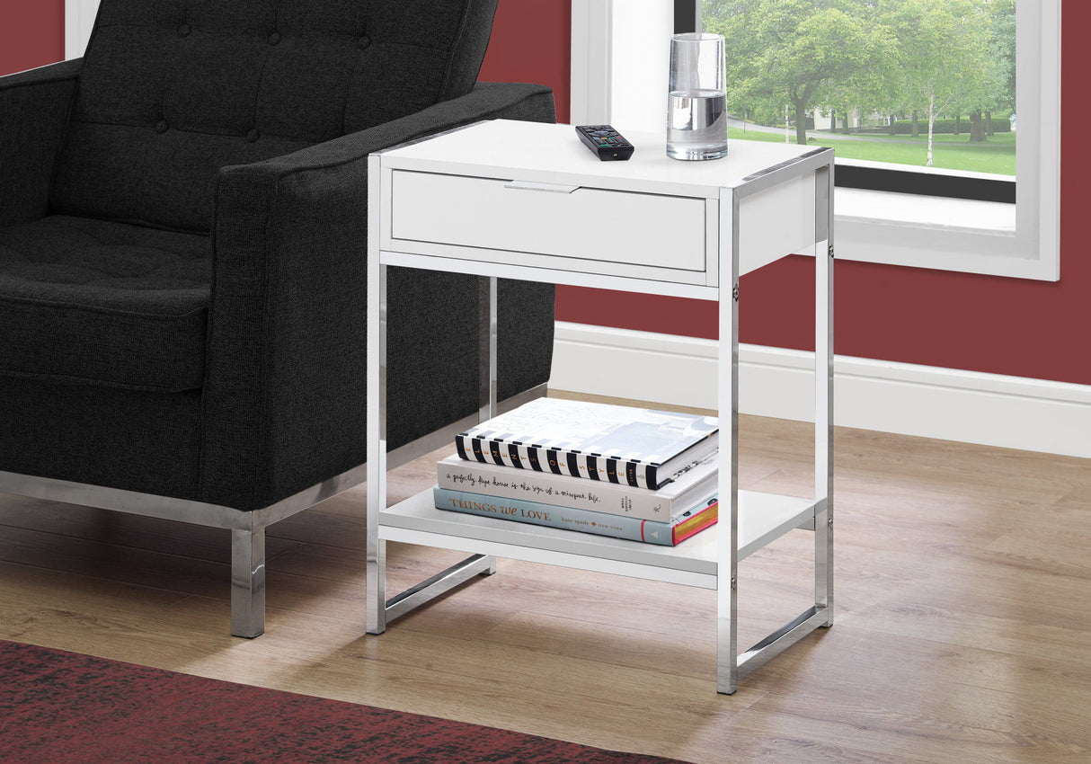 Accent Side Table, Storage Drawer, Spacious Tabletop - Best Buy Furniture