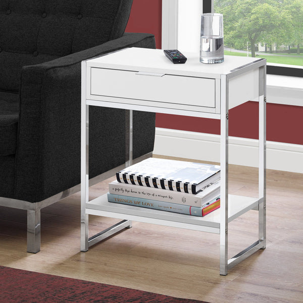 Accent Side Table, Storage Drawer, Spacious Tabletop - Best Buy Furniture
