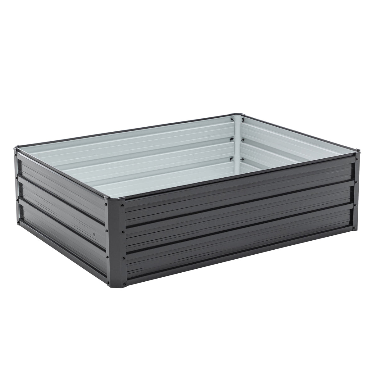 4x3x1ft Metal Raised Garden Bed