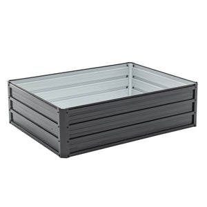 4x3x1ft Metal Raised Garden Bed