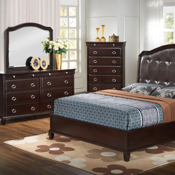 Bed With Transitional Design
