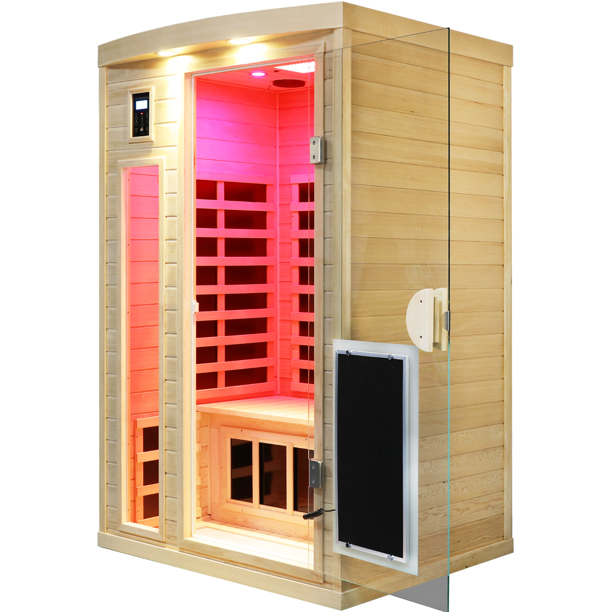 Two-Person Hemlock Infrared Heating Sauna