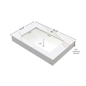 30" Calacatta Bathroom Vanity
