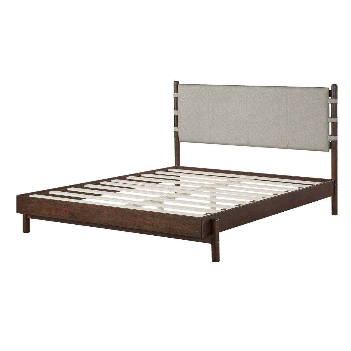 Premium Rubber Wood Platform Bed Frame