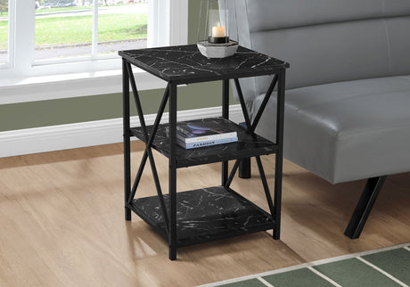 3 Tier Accent Table, Side Marble Look Contemporary & Modern - Best Buy Furniture