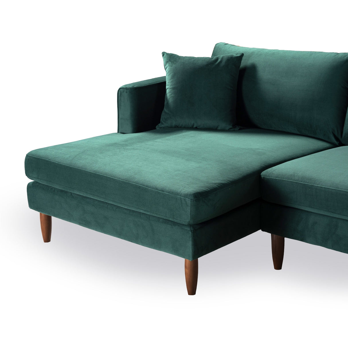 Blake L-Shaped Dark Sectional Sofa