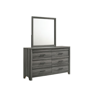 Denver - 6 Drawer Dresser - Gray