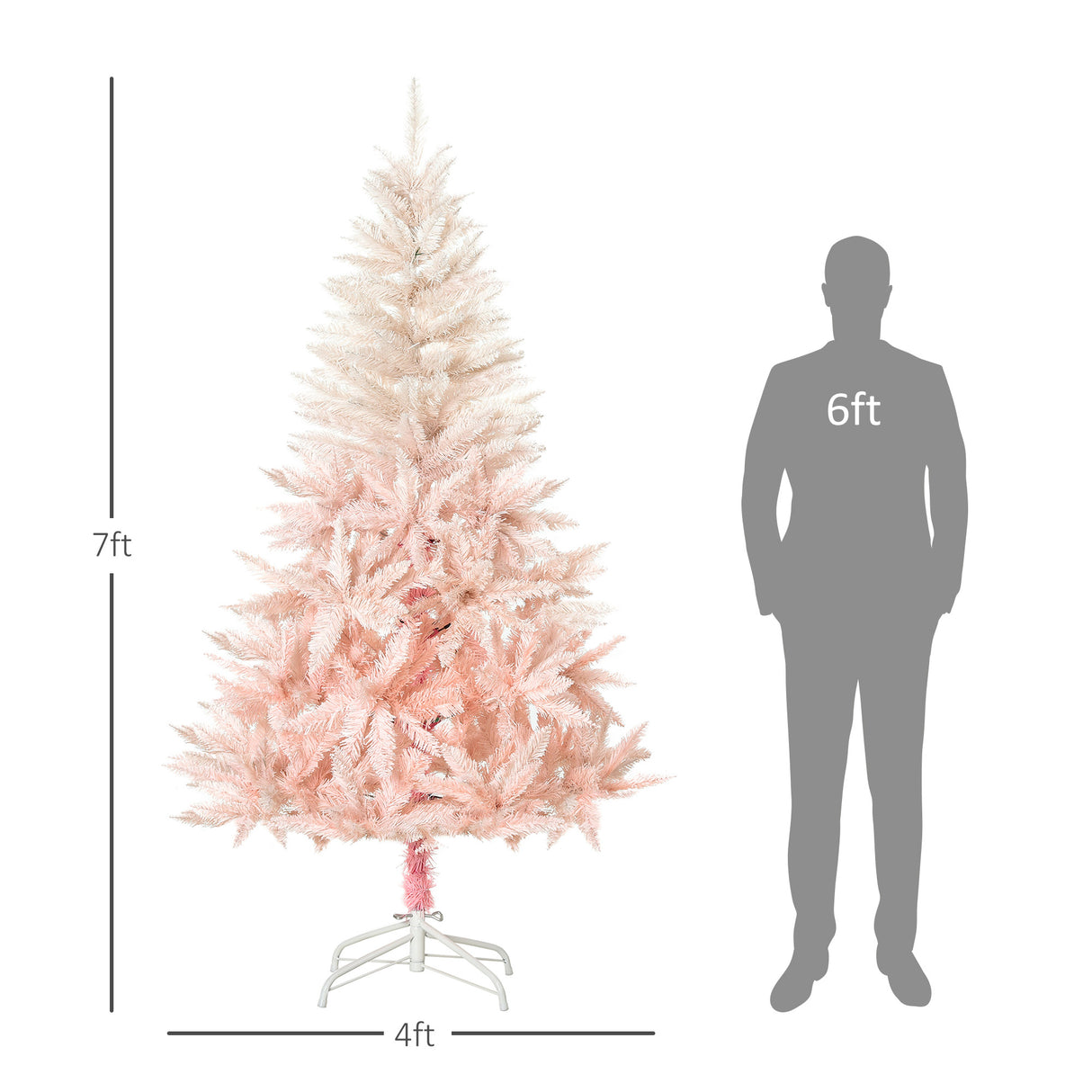 Artificial Christmas Tree with Realistic Branches