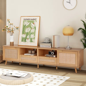 TV Stand, Media Console With Cable Management