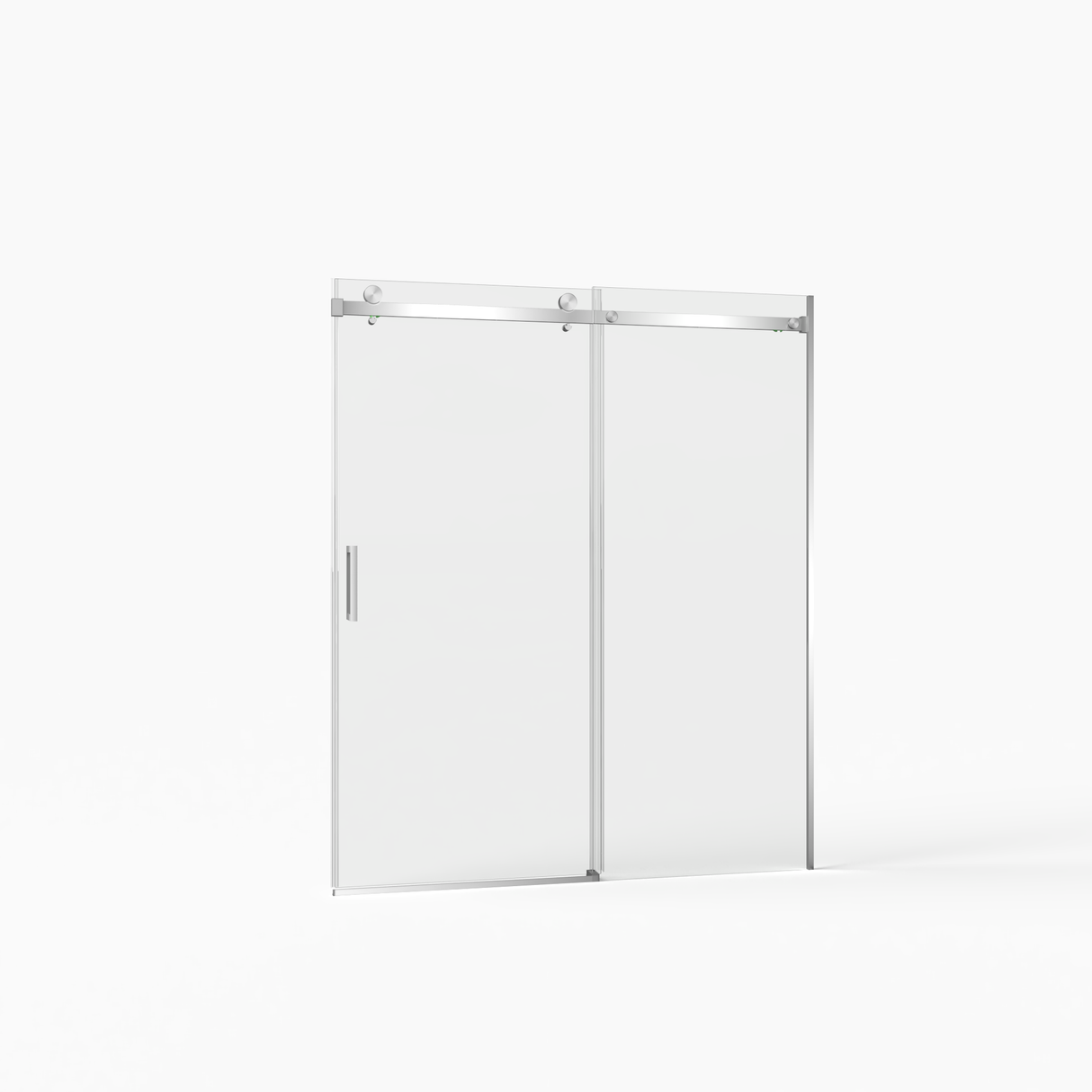 Frameless Sliding Shower Door - 56-60"W x 72"H
