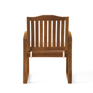 7 Pieces Acacia Wood Outdoor Dining Set