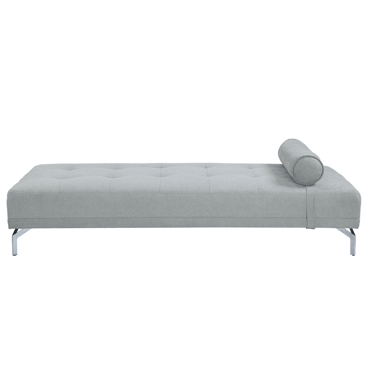 Quenti - Velvet Sofa Bed With Pillow - Gray - Best Buy Furniture