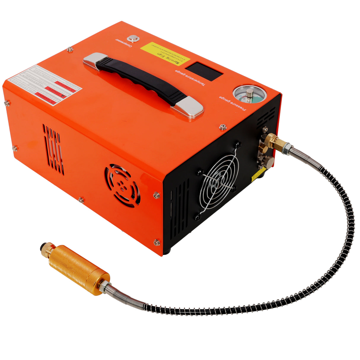 PCP Air Compressor, 4500PSI Portable PCP Airgun Compressor with Built-in Converter