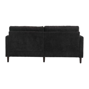 Mid Century Modern Fabric Loveseat Sofa, 2 Seat Upholstered Couch