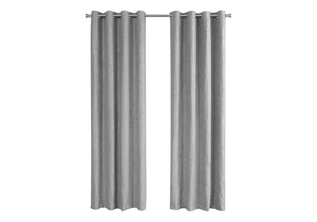 2 Pieces Set, Curtain Panel, Room Darkening, Grommet - Best Buy Furniture