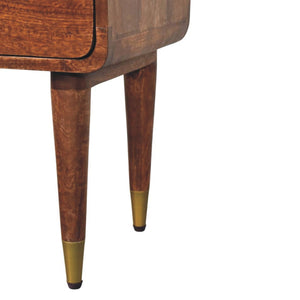 Solid Wood Astor 2-Drawer Nightstand