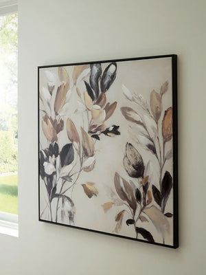 Trulow - Wall Art - Tan / Brown / Black - Best Buy Furniture