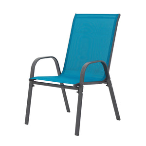 6-Piece Patio Chairs Set with High Backrest and Armrests