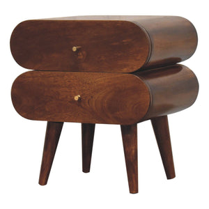 Bubble Nightstand - Brown