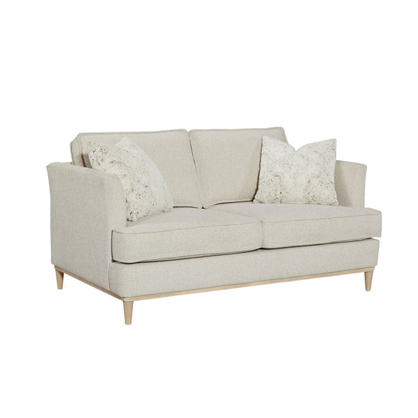 Loveseat With 2 Reversable Cushions And 2 Pillows - Off White